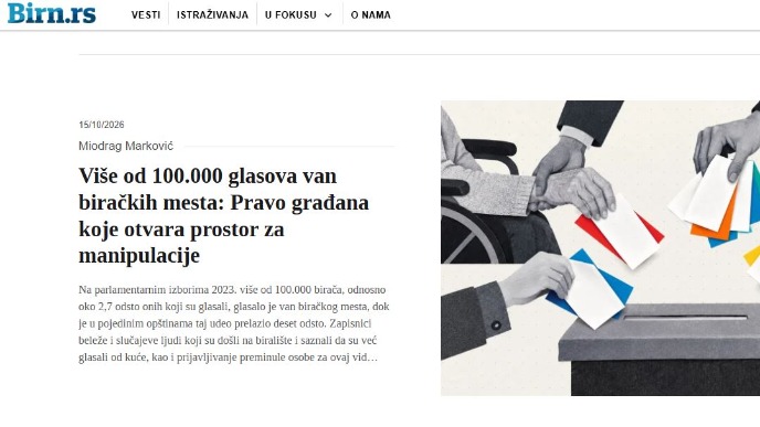 OKO 100.000 GLASA OD KUĆE
